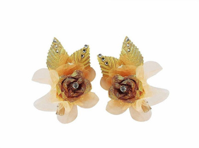 

INAAYA Party Wear Stylish Golden hair Clips For Women And Girls, (Set Of 2), (Gold) Hair Clip(Gold)