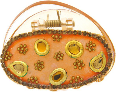 

Anuradha Art Jewellery Butterfly Clip Hair Claw(Orange)