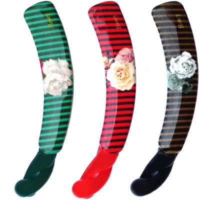 

Shreya Collection Combo of 3 Multicolour Banana Clip(Multicolor)