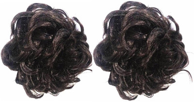 

GaDinStylo Set of 2 New Fashion Brown Rubber Juda Hair Accessory Set(Brown)