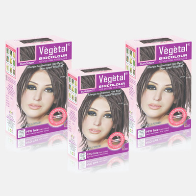 

Vegetal Burgundy ( 150 gm × 3 ) Hair Color(Burgundy ( 150 gm × 3 ))