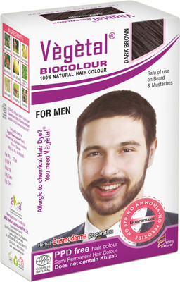 

Vegetal Beard Dark Brown ( 25 gm Ã 2 ) Hair Color(Beard Dark Brown ( 25 gm Ã 2 ))