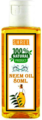 

Shree Natural Neem Oil 80 ml ( neem oil, neem oil for plant ,neem oil for hair, neem oil for skin ,neem oil organic pure cold pressed ,neem oil cold pressed neem oil essential neem oil hair neem oil hair and skin)(80 ml)
