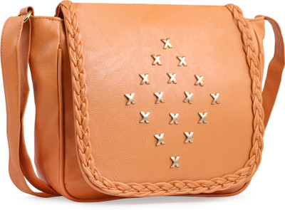 

Shokeen Collection Messenger Bag(Brown)