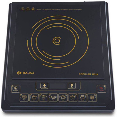

Bajaj POPULAR ULTRA (BLACK EDITION) 1400 W Induction Cooktop(Black, Touch Panel)