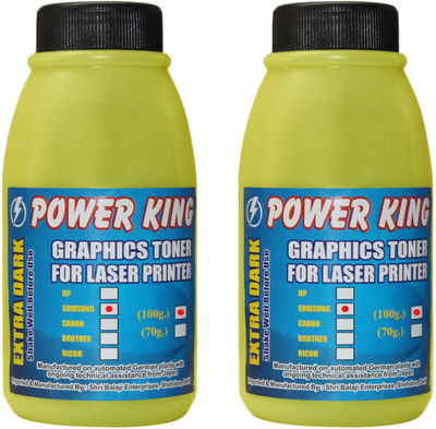 

Power King Extra Dark Toner Powder Universal For Samsung Toner Cartridge Single Color Ink Toner(Black)