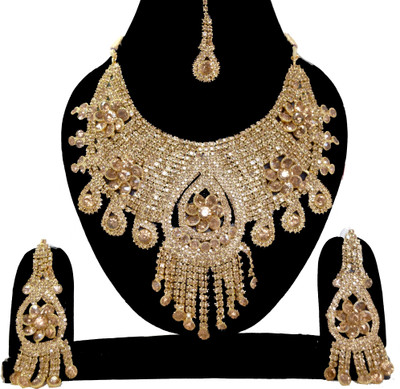 

Chouhan Stylish Alloy Jewel Set(Gold)