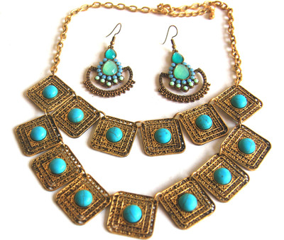 

VISAGE PINK Copper Jewel Set(Multicolor)