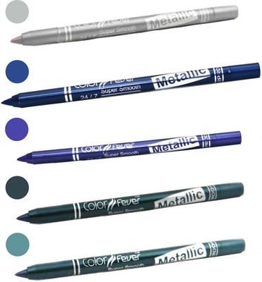 

Color Fever shocking color kajal(silver, navy blue, purple, dark green, light green)