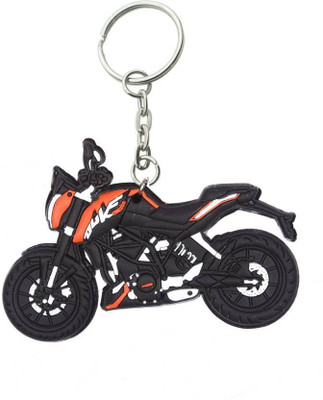 

Hims Double side Rubber Key chain for KTM DUKE bike Key Chain