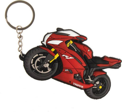 

Hims Double side Rubber key chain For Yamaha Bike Key Chain
