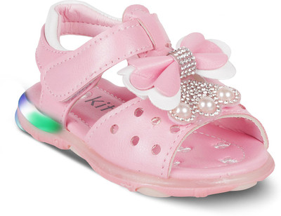 

KITTENS Girls Velcro Flats(Pink