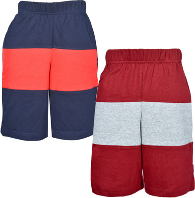 

Gkidz Short For Boys Casual Solid Cotton(Multicolor, Pack of 2