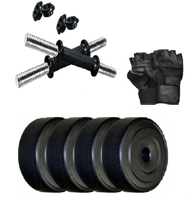 

WOLPHY 12 KG DUMBBELL SET WITH GLOVES Home Gym Kit