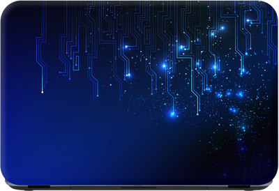 Flipkart SmartBuy circuit bluish 2 Premium LG Vinyl (matte) Laptop Decal 15.6
