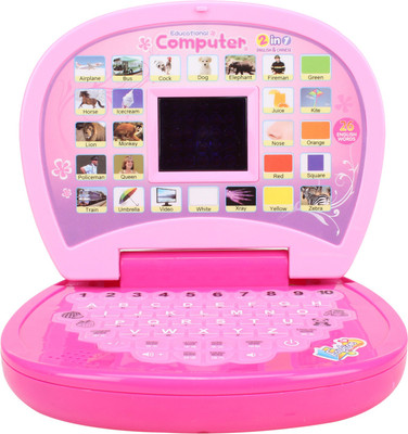 

BIG MONKEY TOYS LEARNING COMPUTER(Pink)