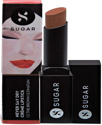 

Sugar 'Never Say Dry' Cream Lipstick 3.5 g (03 The Brown Ultimatum)((03 The Brown Ultimatum))