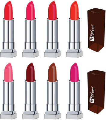 

Forsure VELVET MATTE long lasting lipstick (set of 8 )(red orange, sweet sixteen, indian red, orange, pink, maroon, coffee, magenta)