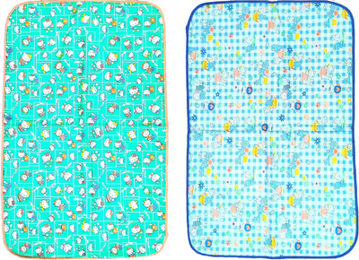 

EasyShop Plastic, Cotton, Rexin Baby Bed Protecting Mat(Multicolor