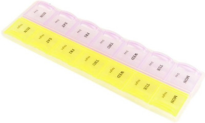 

LS Letsshop 1 Week 14 Cells Medicine Organiser Pill Box (Multicolor)017 Medicine Dispenser
