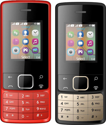 

I Kall K20 New Combo of Two Mobiles(Red, Black)