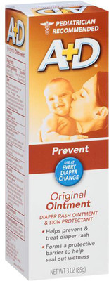 

A+D Original Ointment Diaper Rash Ointment 85G (3oz) - Prevent (Pack of 3)(255 g)