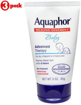 

Aquaphor Baby Healing Ointment Diaper Rash Cream - 85g (3oz) (Pack of 3)(255 g)