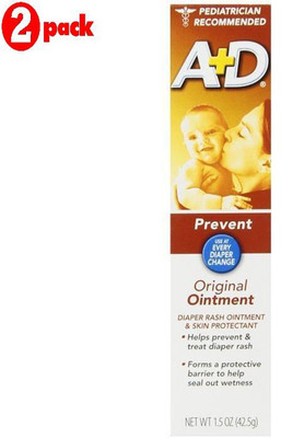 

A+D Original Ointment Diaper Rash Ointment 113G (4oz) - Prevent (Pack of 2)(226 g)
