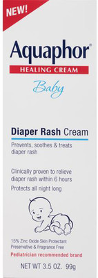 

Aquaphor Baby Healing Cream for Diaper Rash - 99g (3.5oz) (Pack of 3)(297 g)
