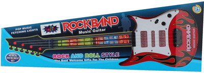 

Webby Cool Guitar for Kids, Multi Color(Multicolor)