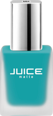 

JUICE Coral Aqua Matte Nail Colour | Velvet Collection | 11 ml. coral aqua