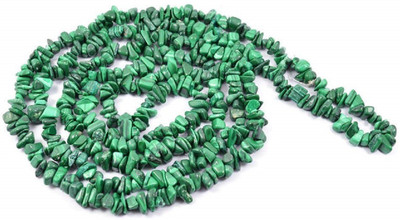 

Crystu Malachite Crystal/Stone Chip Mala/Necklace Gemstone/Jewellery / Rosary Beads mala Malachite Crystal Necklace