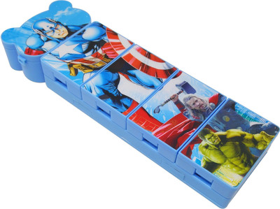

Parteet pencil box Pencil box Art Plastic Pencil Box(Set of 1, Multicolor)