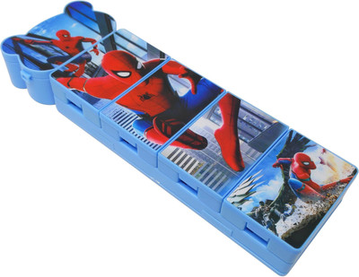 

Parteet pencil box pencil box Art Plastic Pencil Box(Set of 1, Blue)