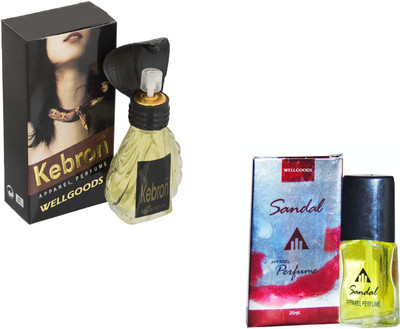 

Wellgoods Pack of (2) Kebron- Sandel(20) - 50ml Eau de Parfum - 50 ml(For Men & Women)