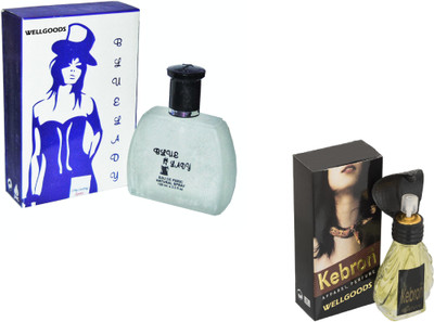 

Wellgoods Pack of (2) Blue Lady - Cobra kebron- 130ml Eau de Parfum - 130 ml(For Men & Women)