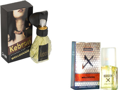

Wellgoods Pack of (2) Cobra kebron- CobraX(20) - 50ml Eau de Parfum - 50 ml(For Men & Women)