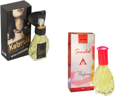 

Wellgoods Pack of (2) Cobra kebron- Sandel(30) - 60ml Eau de Parfum - 60 ml(For Men & Women)