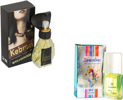 

Wellgoods Pack of (2) Kebron- Jasmine(20) - 50ml Eau de Parfum - 50 ml(For Men & Women)