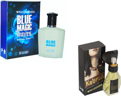 

Wellgoods ack of (2) Blue Magic - Cobra kebron- 130ml Eau de Parfum - 130 ml(For Men & Women)