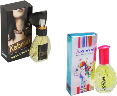 

Wellgoods Pack of (2) Cobra kebron- Jasmine(30) - 60ml Eau de Parfum - 60 ml(For Men & Women)