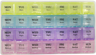 

Bluwings 7 Day Pill Box(Multicolor)