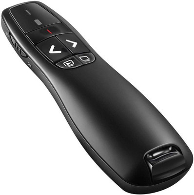 

aplink Wireless Presenter with Laser Pointer, Soft carry case 400r Presenter(Black)