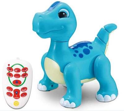 

Webby Intelligent Remote Electronic Electric Intelligent Dinosaurs Toy(Blue)