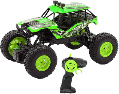 

Webby Remote Controlled Rock Crawler Monster Truck(Green)