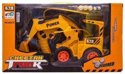 

Zombi Wireless Remote Control Rechargeable R/C JCB Truck 5 Channel For Kids(Yellow)