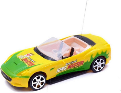 Fabofly Remote Control First Leader Racing Car With Open Roof(Yellow)