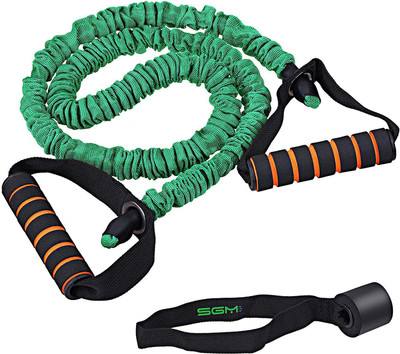 

FITLETHIC xercise Band, With Door Anchor, Equipment Tube Cords With Foam Handle Resistance Tube(Green)