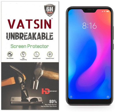 Vatsin Screen Guard for Mi Redmi 6 pro(Pack of 1)