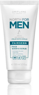 

Oriflame Sweden north for men fairness face wash & scrub Face Wash Scrub(150 ml)